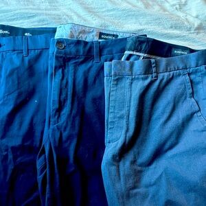 3 pairs of chino dress pants size 38/30 (Bonobos & Goodfellow)
